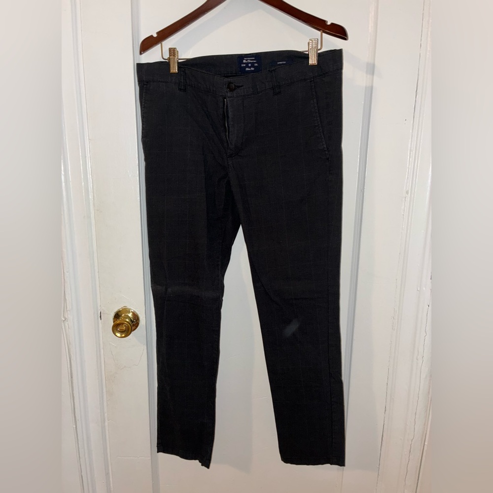 Ben Sherman Slim Glen plaid pants 32/32